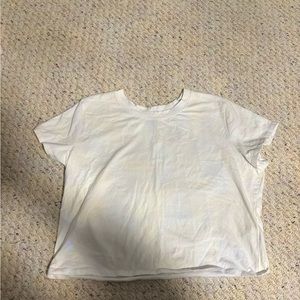 White crop top Hollister